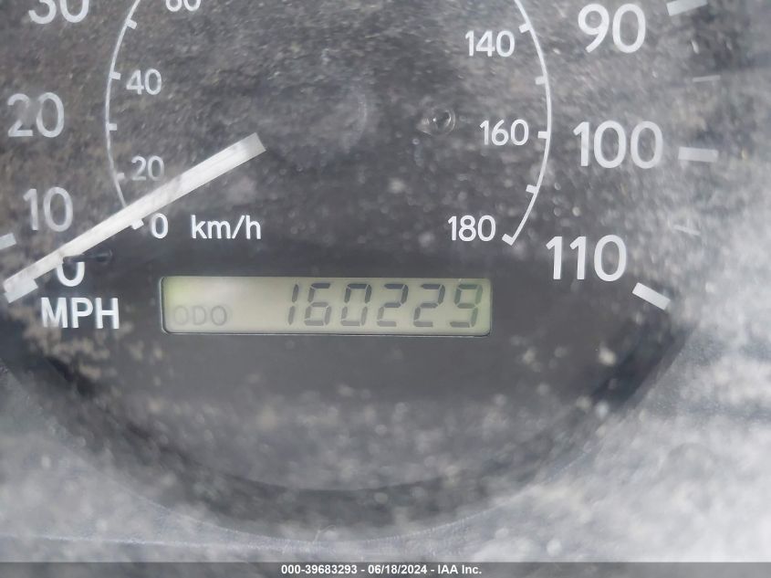 2001 Chevrolet Prizm VIN: 1Y1SK52831Z409816 Lot: 39683293