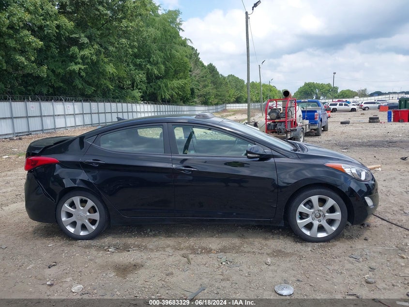 2012 Hyundai Elantra Limited (Ulsan Plant) VIN: KMHDH4AE4CU321673 Lot: 39683329