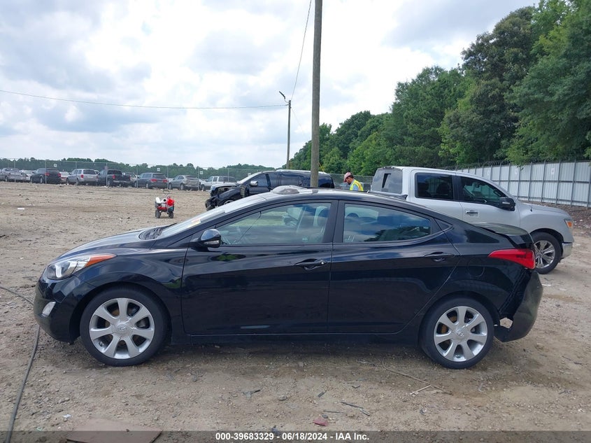 2012 Hyundai Elantra Limited (Ulsan Plant) VIN: KMHDH4AE4CU321673 Lot: 39683329