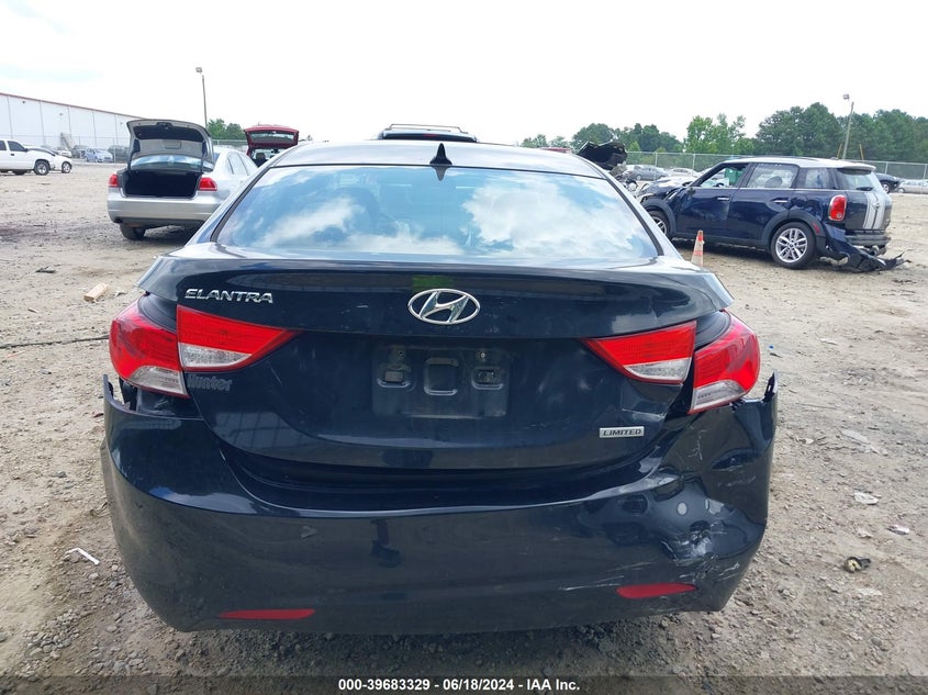 2012 Hyundai Elantra Limited (Ulsan Plant) VIN: KMHDH4AE4CU321673 Lot: 39683329