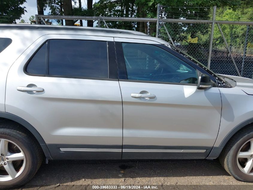 2016 Ford Explorer Xlt VIN: 1FM5K8D89GGB66089 Lot: 39683333