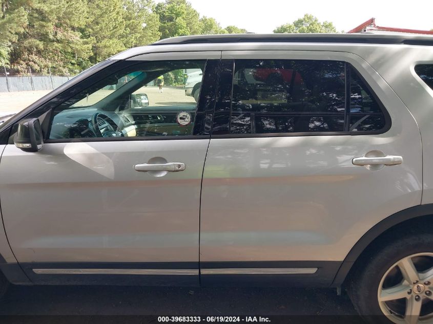 2016 Ford Explorer Xlt VIN: 1FM5K8D89GGB66089 Lot: 39683333