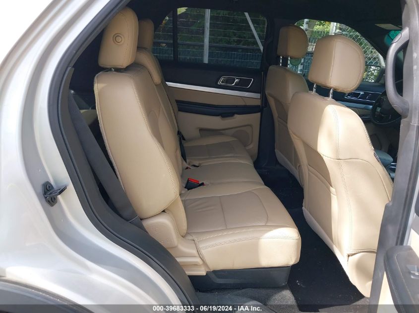 2016 Ford Explorer Xlt VIN: 1FM5K8D89GGB66089 Lot: 39683333