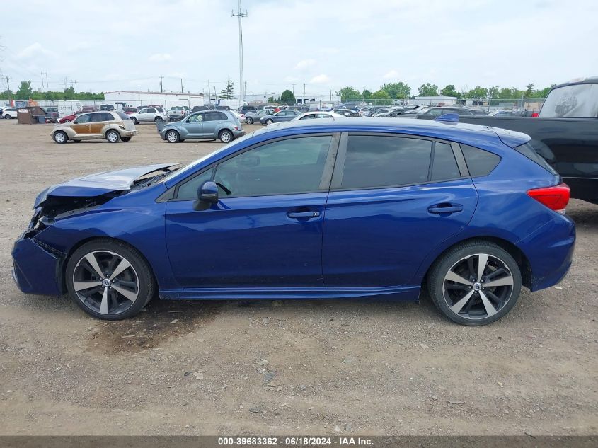 2017 Subaru Impreza 2.0I Sport VIN: 4S3GTAL6XH3750513 Lot: 39683362