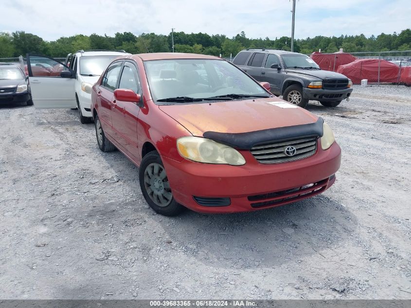 2003 Toyota Corolla Le VIN: JTDBR32E532011772 Lot: 39683365