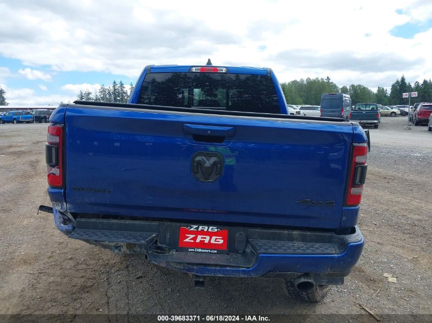 2019 Ram 1500 Rebel VIN: 1C6SRFLT2KN564706 Lot: 39683371