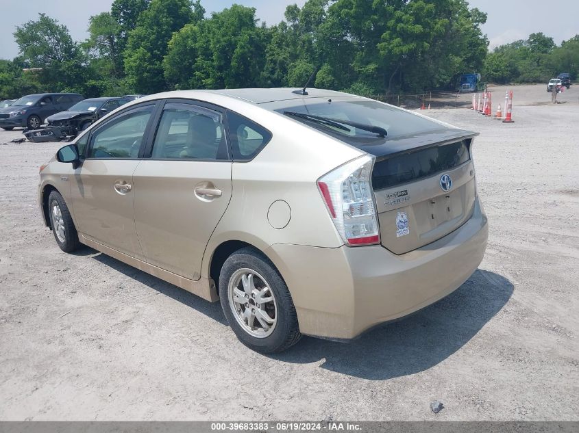 JTDKN3DU3B0250988 | 2011 TOYOTA PRIUS