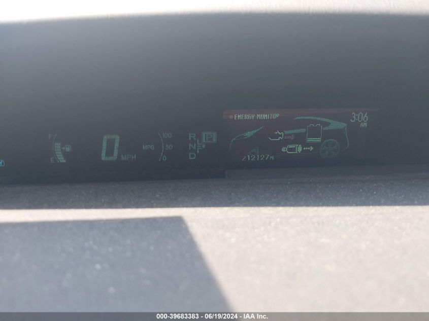 2011 Toyota Prius Two VIN: JTDKN3DU3B0250988 Lot: 39683383