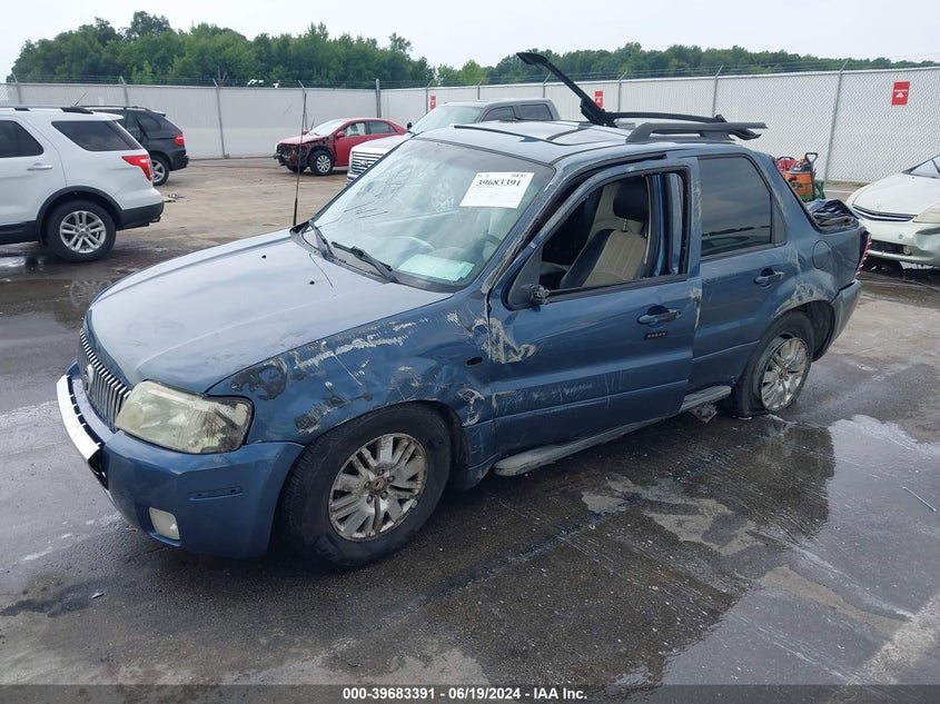 2006 Mercury Mariner Luxury/Premier VIN: 4M2YU57156DJ05602 Lot: 39683391