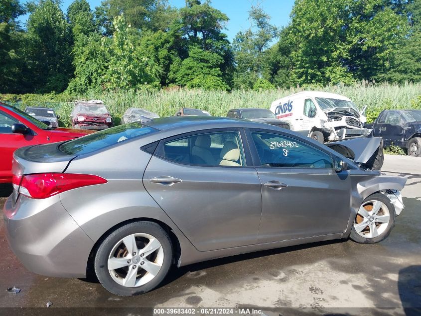 2013 Hyundai Elantra Gls VIN: 5NPDH4AE5DH358876 Lot: 39683402