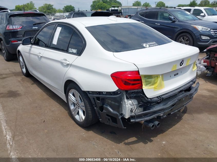 2016 BMW 328I VIN: WBA8E9C57GK645207 Lot: 39683408