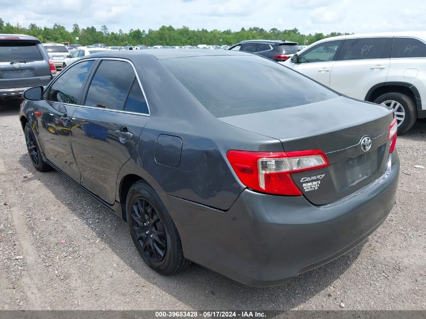 2012 Toyota Camry Le VIN: 4T4BF1FK9CR262197 Lot: 39683428