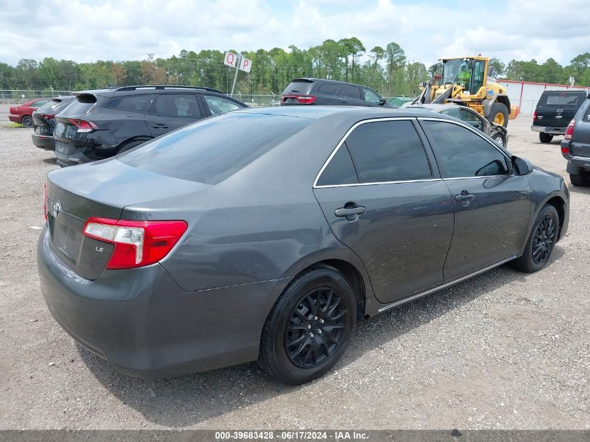 2012 Toyota Camry Le VIN: 4T4BF1FK9CR262197 Lot: 39683428