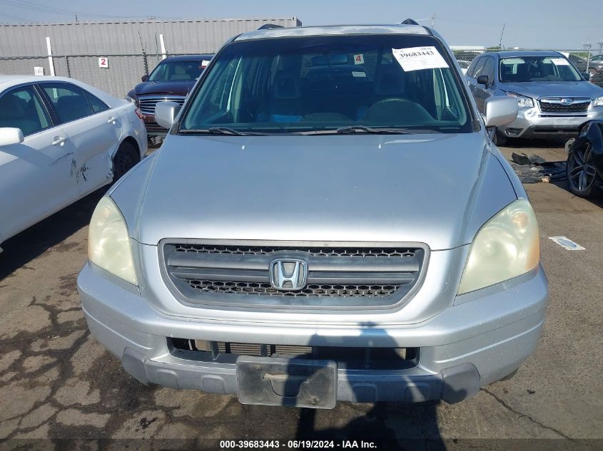 2005 Honda Pilot Ex-L VIN: 2HKYF18565H508961 Lot: 39683443