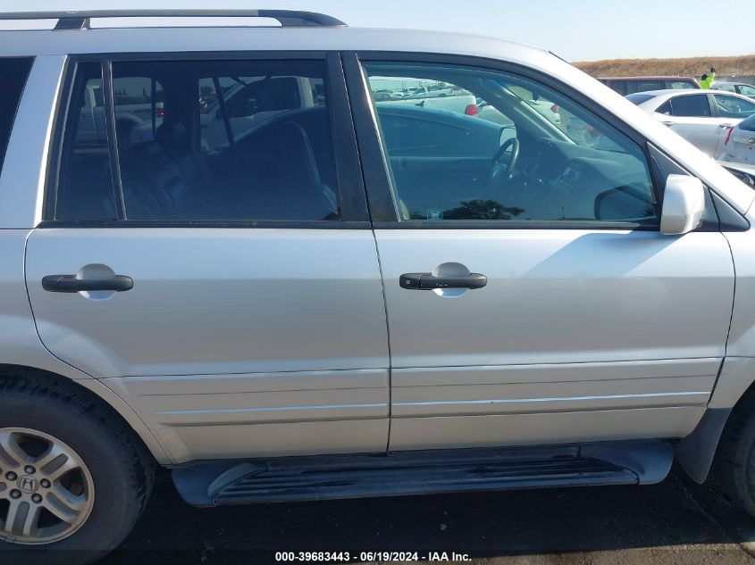 2005 Honda Pilot Ex-L VIN: 2HKYF18565H508961 Lot: 39683443