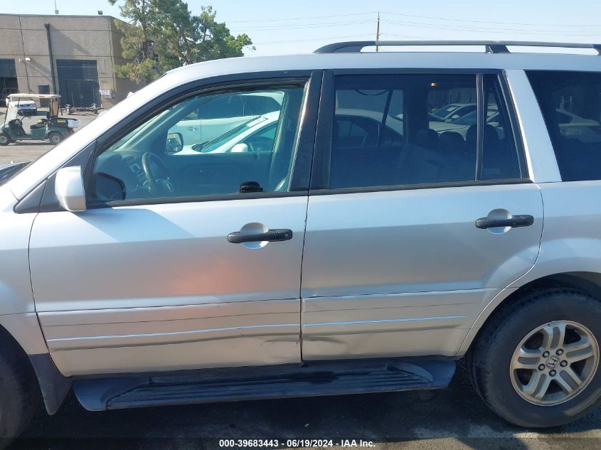 2005 Honda Pilot Ex-L VIN: 2HKYF18565H508961 Lot: 39683443