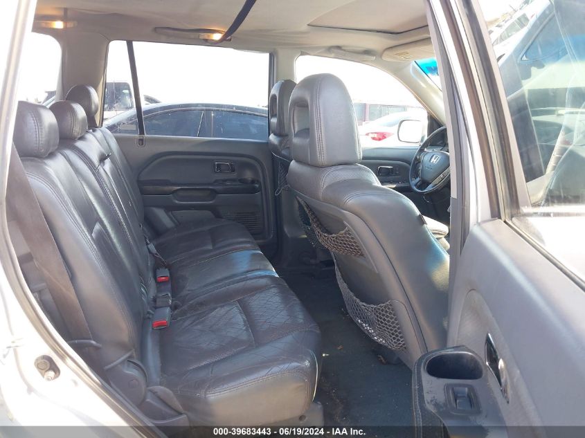 2005 Honda Pilot Ex-L VIN: 2HKYF18565H508961 Lot: 39683443