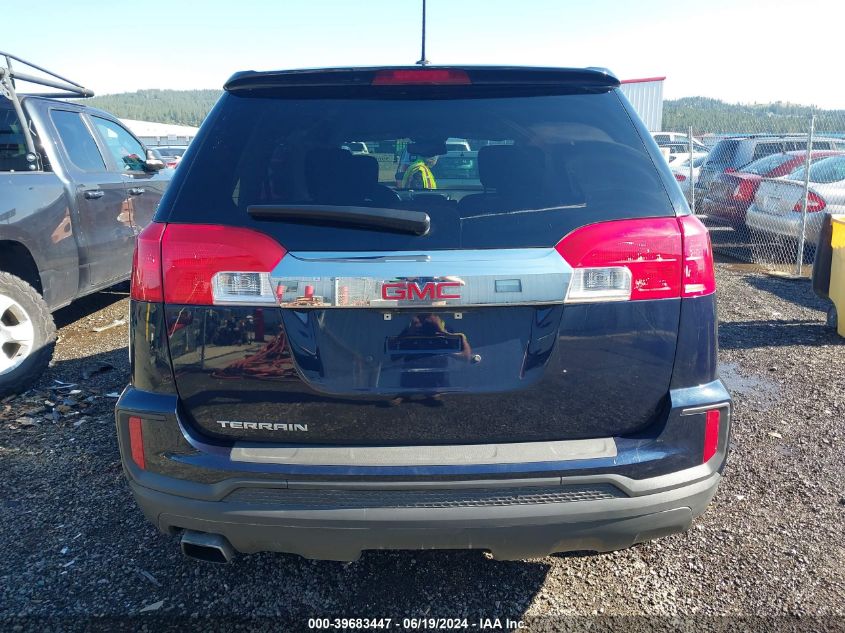 2017 GMC Terrain Sle VIN: 2GKALMEK1H6298384 Lot: 39683447