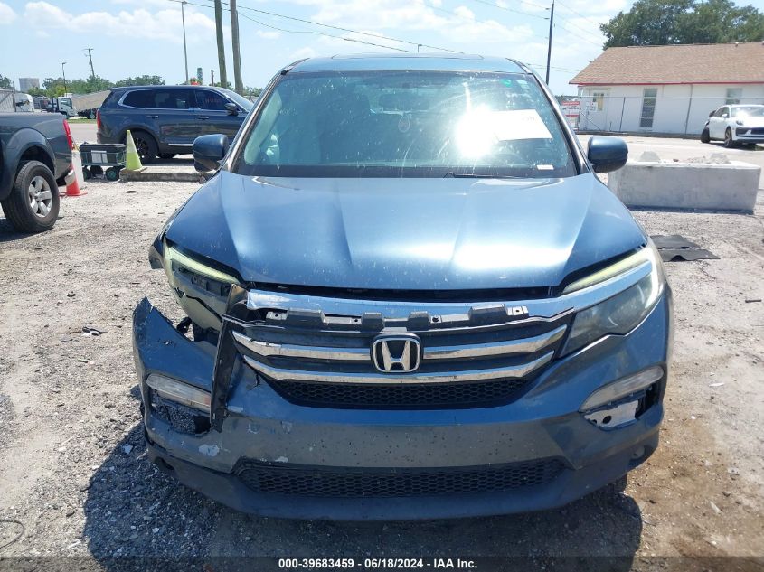 2016 Honda Pilot Ex-L VIN: 5FNYF6H56GB057559 Lot: 39683459