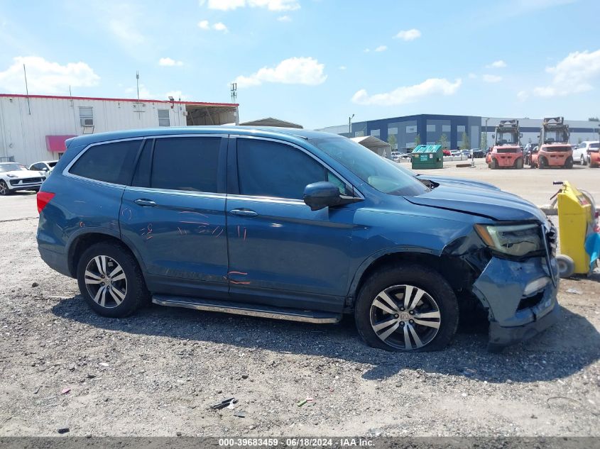 2016 Honda Pilot Ex-L VIN: 5FNYF6H56GB057559 Lot: 39683459