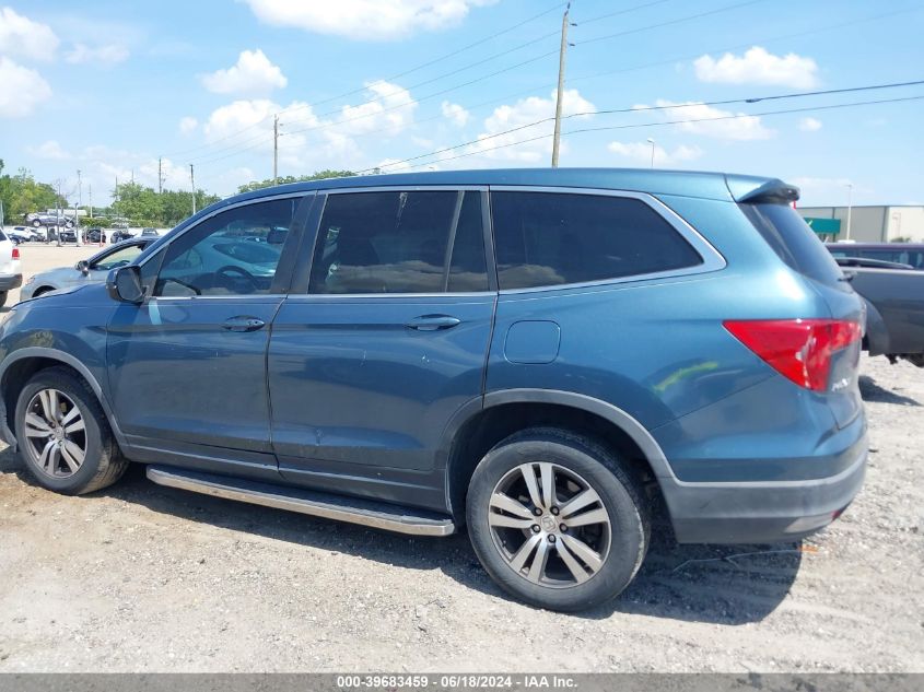 2016 Honda Pilot Ex-L VIN: 5FNYF6H56GB057559 Lot: 39683459