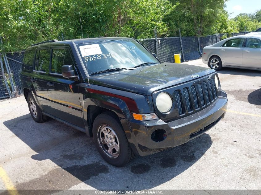 2008 Jeep Patriot Sport VIN: 1J8FT28W68D779004 Lot: 39683461