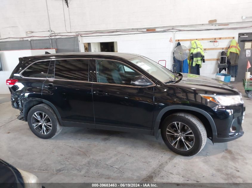 2019 Toyota Highlander Le Plus VIN: 5TDBZRFH4KS968750 Lot: 39683463