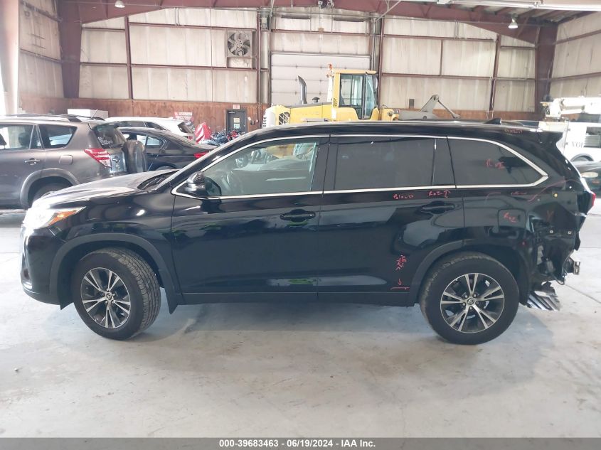 2019 Toyota Highlander Le Plus VIN: 5TDBZRFH4KS968750 Lot: 39683463