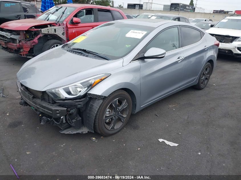 5NPDH4AE9GH736895 2016 HYUNDAI ELANTRA - Image 2