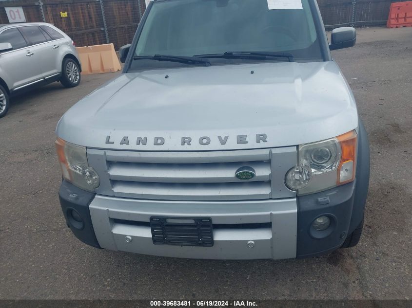 2008 Land Rover Lr3 Se VIN: SALAE254X8A442313 Lot: 39683481