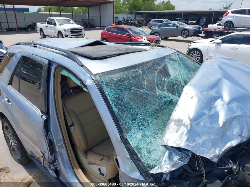 2011 Mercedes-Benz Ml 350 4Matic VIN: 4JGBB8GB6BA666670 Lot: 39683490