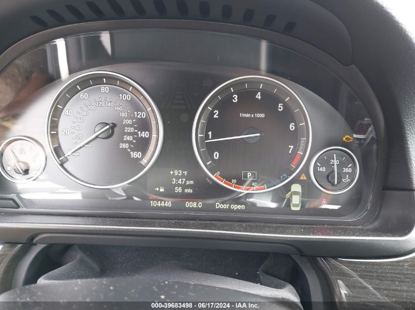 2013 BMW 550I xDrive VIN: WBAFU9C58DDY70682 Lot: 39683498