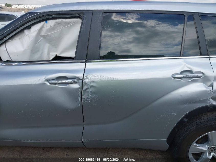 2023 Toyota Highlander L/Le/Xle/Limited/Platinum VIN: 5TDKDRAH0PS500639 Lot: 39683499