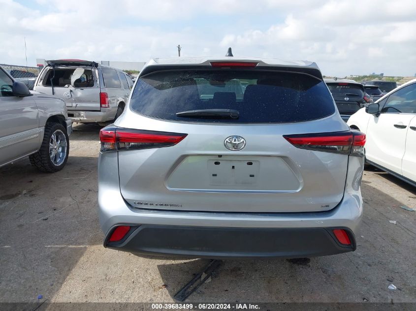 2023 Toyota Highlander L/Le/Xle/Limited/Platinum VIN: 5TDKDRAH0PS500639 Lot: 39683499