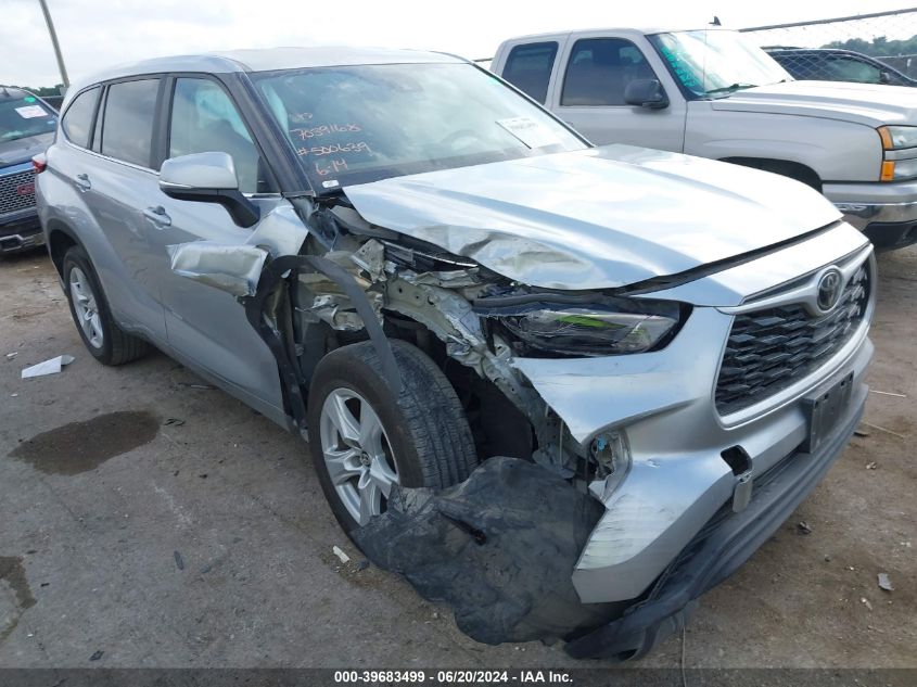 2023 Toyota Highlander L/Le/Xle/Limited/Platinum VIN: 5TDKDRAH0PS500639 Lot: 39683499