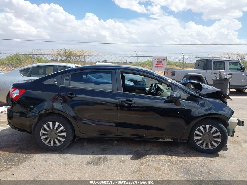 2014 KIA RIO EX - KNADN4A31E6370684