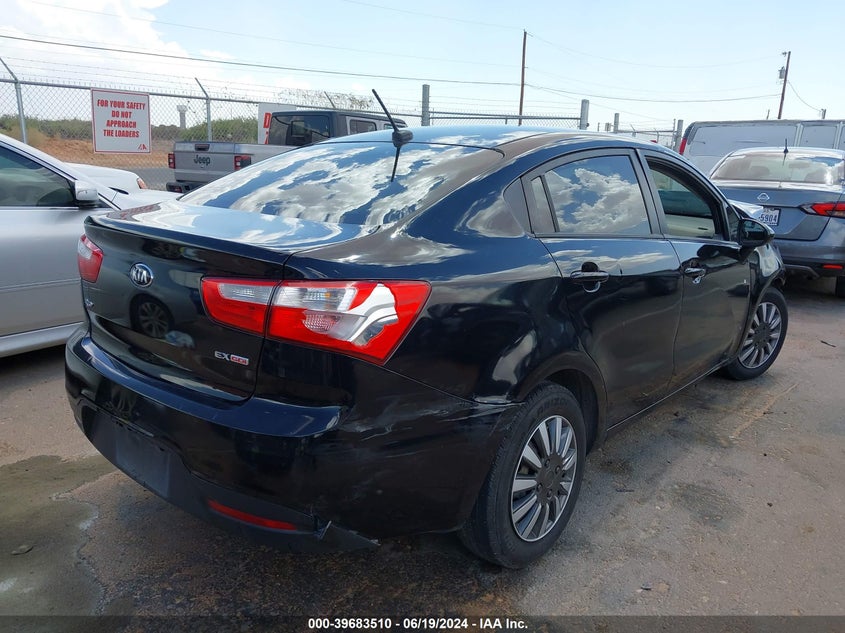 2014 KIA RIO EX - KNADN4A31E6370684