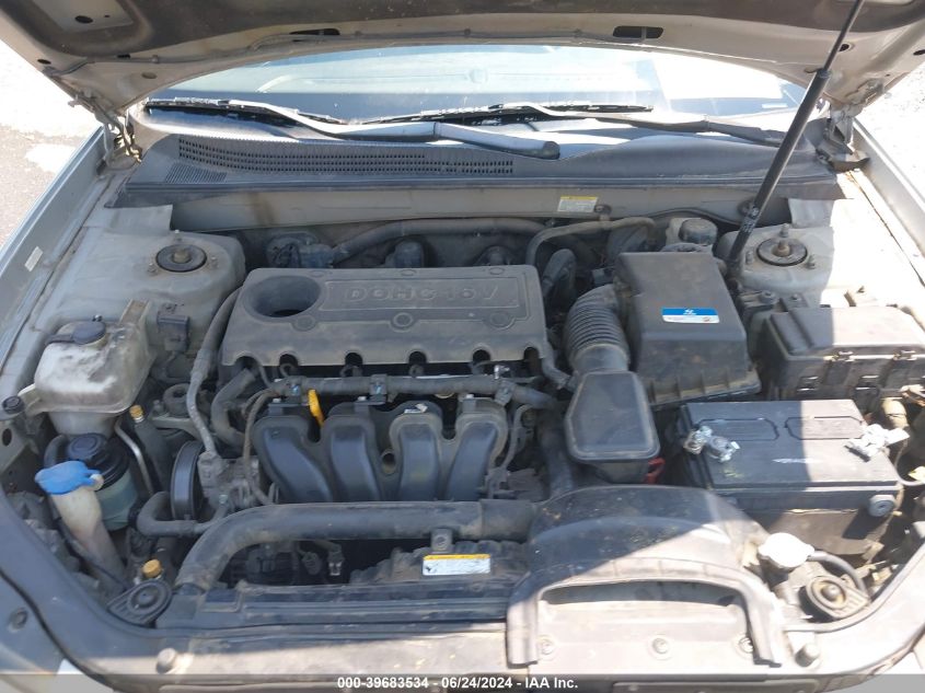 5NPET4AC4AH648751 2010 Hyundai Sonata Gls