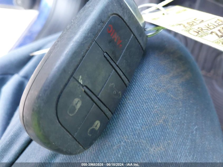 2015 Chrysler 200 S VIN: 1C3CCCBB3FN507897 Lot: 39683538