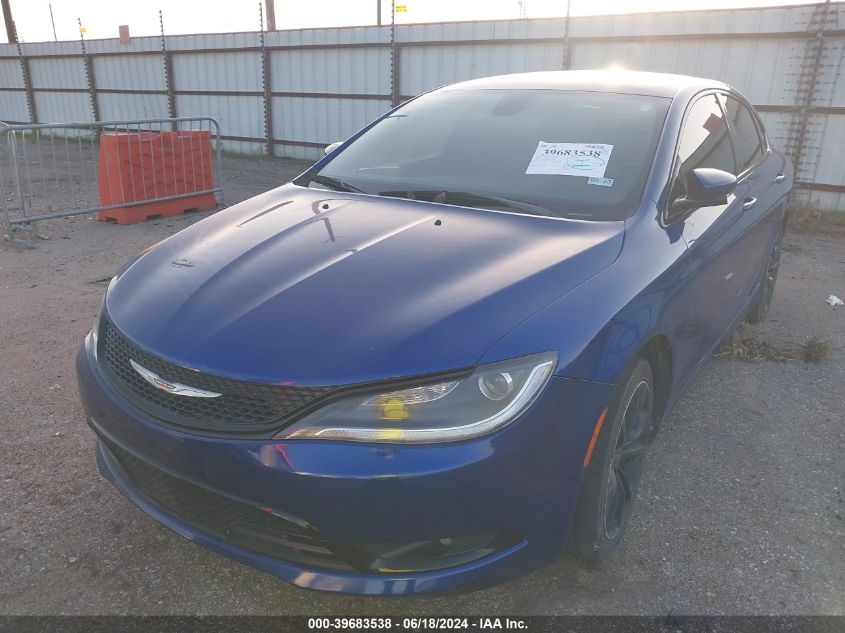 2015 Chrysler 200 S VIN: 1C3CCCBB3FN507897 Lot: 39683538