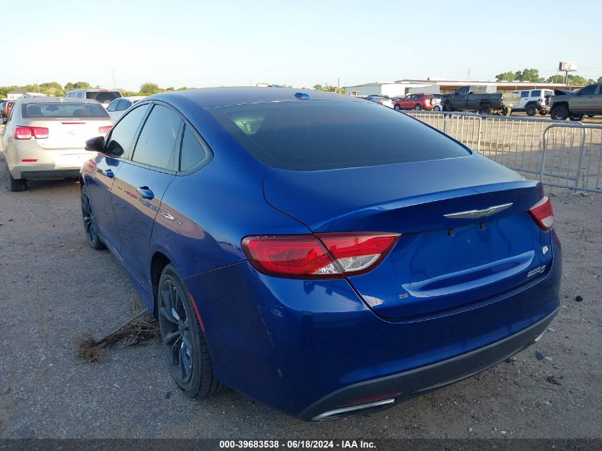 2015 Chrysler 200 S VIN: 1C3CCCBB3FN507897 Lot: 39683538