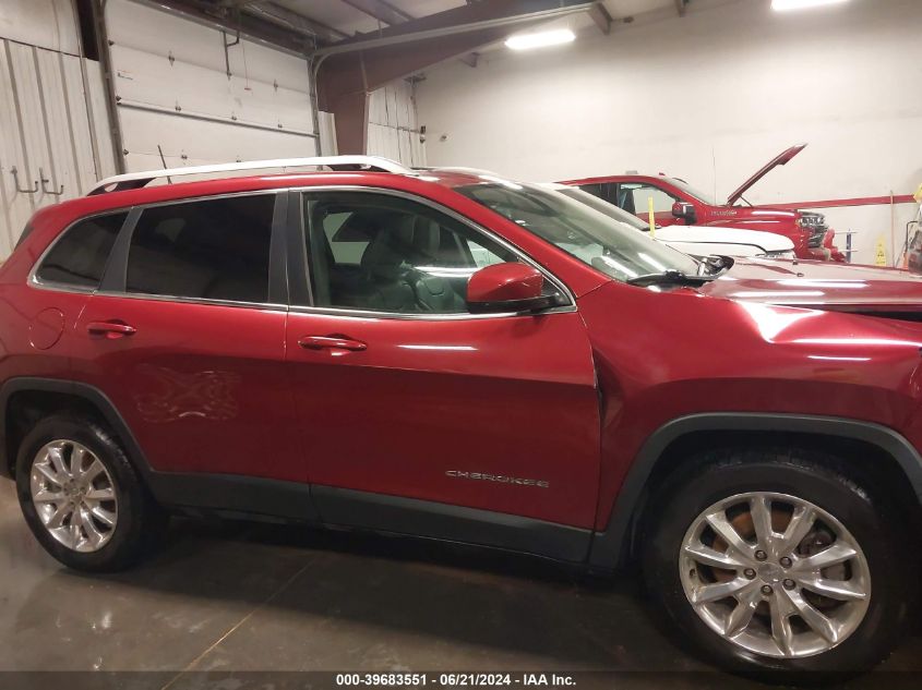 2016 Jeep Cherokee Limited VIN: 1C4PJMDS5GW118454 Lot: 39683551