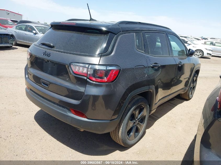 2021 Jeep Compass Altitude 4X4 VIN: 3C4NJDBBXMT603717 Lot: 39683567