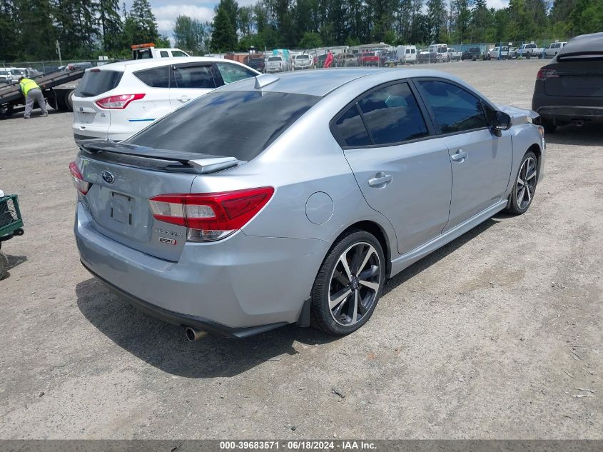 2020 Subaru Impreza Sport VIN: 4S3GKAM66L3607617 Lot: 39683571