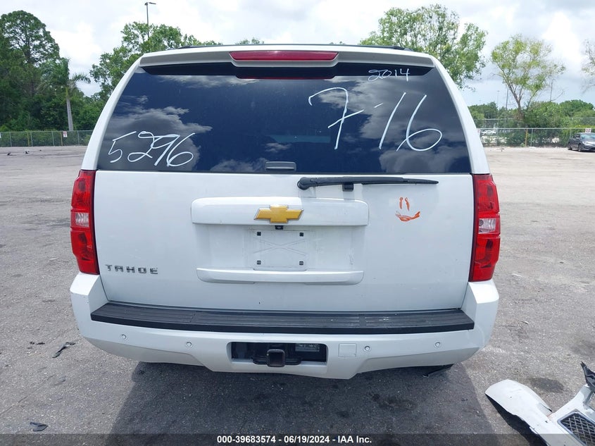 2014 Chevrolet Tahoe Lt VIN: 1GNSCBE00ER245296 Lot: 39683574