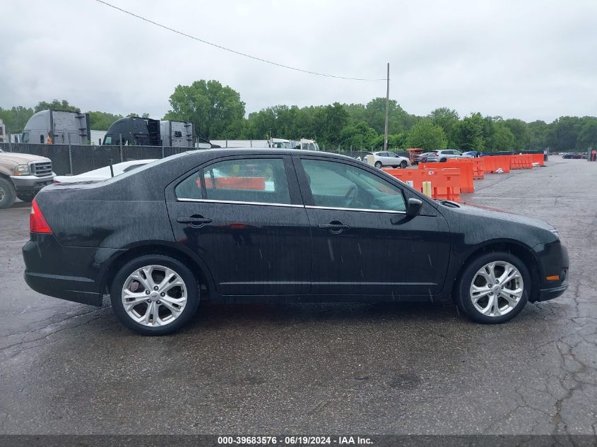 2012 Ford Fusion Se VIN: 3FAHP0HA2CR351191 Lot: 39683576