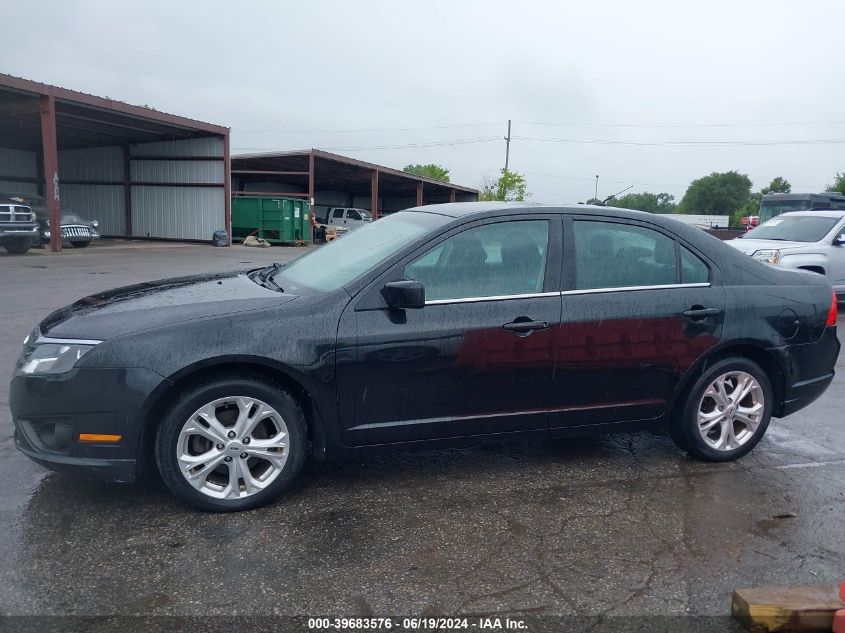 2012 Ford Fusion Se VIN: 3FAHP0HA2CR351191 Lot: 39683576