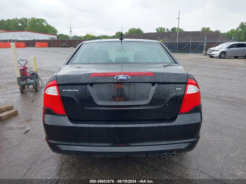 2012 Ford Fusion Se VIN: 3FAHP0HA2CR351191 Lot: 39683576