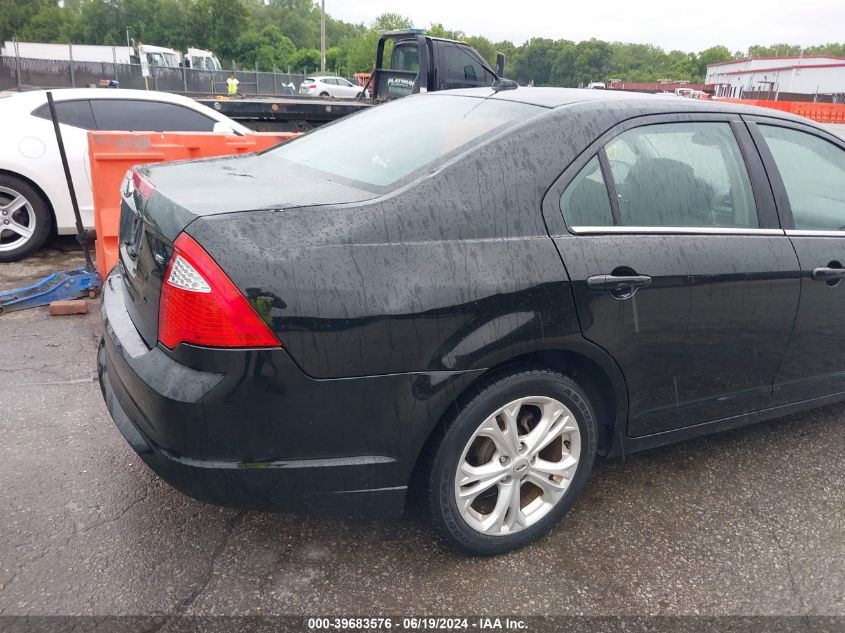 2012 Ford Fusion Se VIN: 3FAHP0HA2CR351191 Lot: 39683576