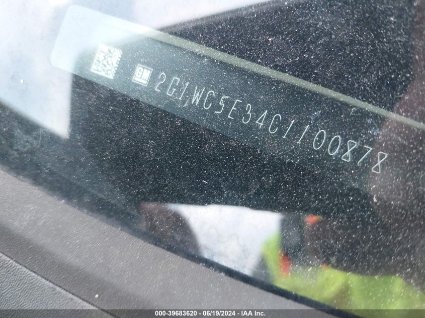 2012 Chevrolet Impala Ltz VIN: 2G1WC5E34C1100878 Lot: 39683620